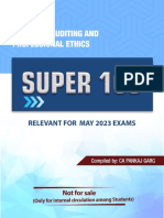 Final Audit Super 100 Questions - May 2023 Exams