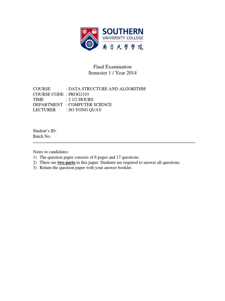 Data Structure And Algorithm Pdf Computer Programming Applied