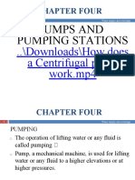 Pumps and Pumping Stations