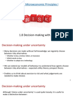 1.8 Decision-Making With Risk