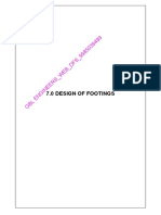 7.0 Design of Footings: GBL ENGINEERS - WEB - DFS - 9985039499