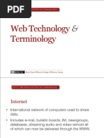 Web Technology Terminology: CM350 W D E C