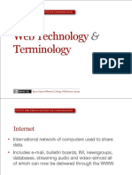 Web Technology Terminology: CM350 W D E C