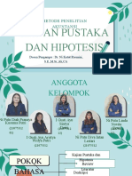 Metode Penelitian Akuntansi: Kajian Pustaka Dan Hipotesis