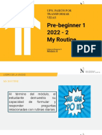 Prebeginner 1 - PPT Semana 9