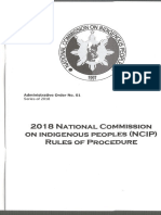 2018 NCIP Rules of Procedure