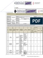 Inspection Test Form