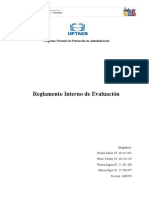 Reglamento Interno de Evaluación: Programa Nacional de Formación en Administración