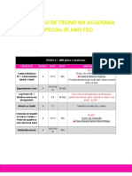 Protocolo de treino na academia para MMII e glúteos