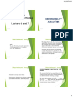 L6 7 Discriminant Analysis PCA