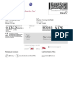 Chaleyer/Mickael: Carte D'embarquement / Boarding Card