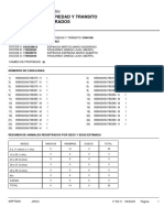 Constancia de Propiedad Y Transito de Animales Registrados