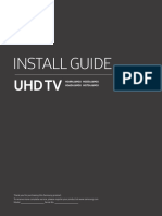 Install Guide: HG49AJ690U HG55AJ690U HG65AJ690U HG75AJ690U