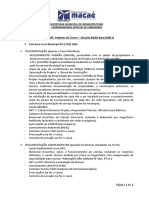 Check-list projetos torres ERB's