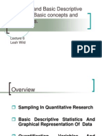 6 Sampling and Basic Descriptive Statistics