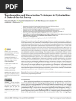 Mathematics: Transformation and Linearization Techniques in Optimization: A State-of-the-Art Survey