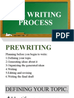 The Complete Writing Process Guide: Prewriting, Drafting, Editing