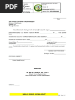 Duty Resumption Form Template | PDF
