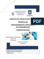 Examen Parasitología Laboratorio