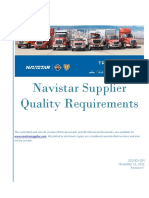 Navistar Supplier Quality Requirements