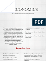 Ib Economics: 1.3 Production Possibility Curves