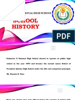 School History: Kalanawe Ii National High School