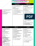 1 Calendário Datas Comemorativas 2023