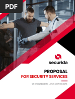 Security Services Sample Proposal | PDF | Security Guard | Police