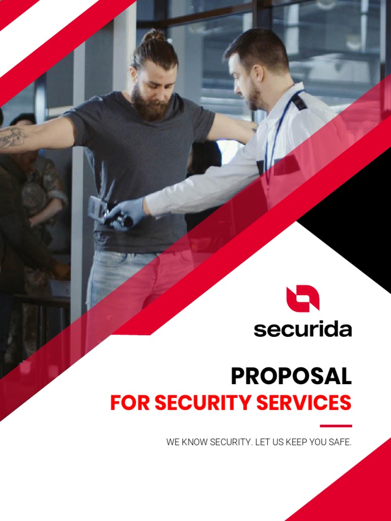 Security Services Proposal by Securida | PDF | Security Guard | Insurance
