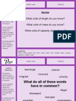 Metric Units PixiPPt