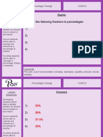 Percentage Change PixiPPt