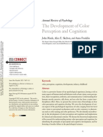 The Development of Color Perception and Cognition: Annual Review of Psychology