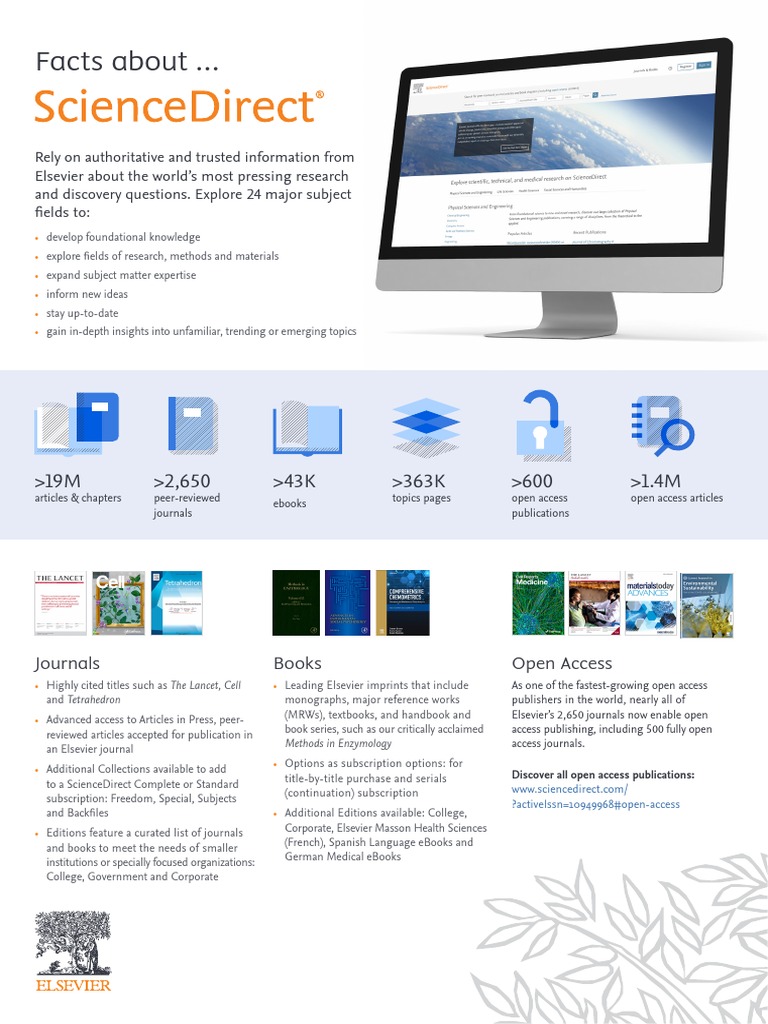 Factsheet Sciencedirect PDF