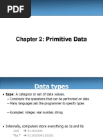 Chapter2 - Primitive Data