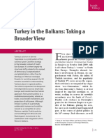 Turkey in The Balkans - Taking A Broader View - Winter 2012 Vol - 14 No - 1