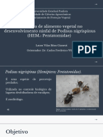 Influência de Alimento Vegetal No Desenvolvimento Ninfal de Podisus Nigrispinus (HEM.: Pentatomidae)