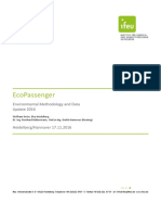 Ecopassenger: Environmental Methodology and Data Update 2016