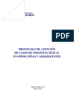 Protocolo de Atencion de Casos de Violencia Sexual NNA