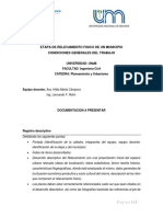 Etapa de Relevamiento Fisico de Un Municipio Condiciones Generales Del Trabajo