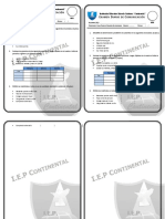 Examen diario de comunicación en institución educativa privada cristiana