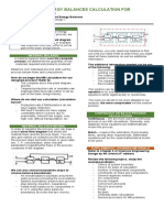 Material and Energy Balances Calculation For Designed Chemical Process