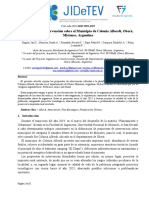 Propuestas de Intervencion Sobre El Municipio de Colonia Alberdi - JIDeTEV - 2019
