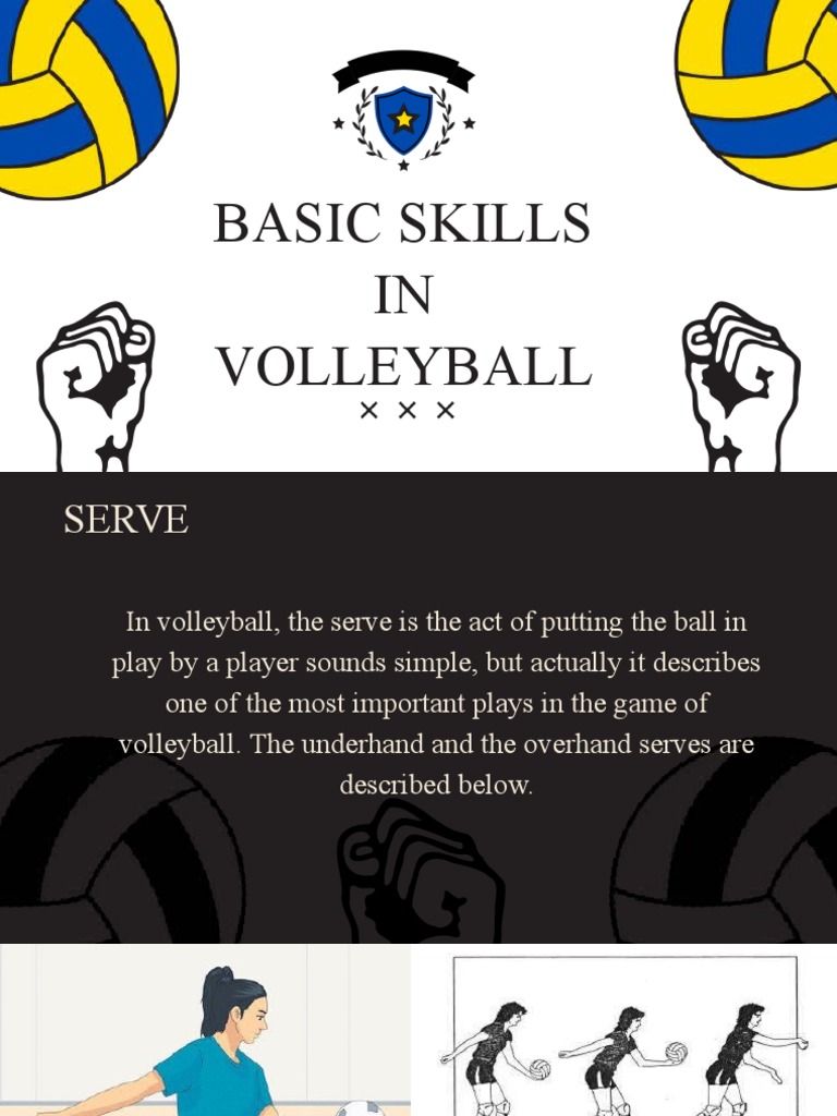 Basic Skills In Volleyball Pdf Volleyball Anatomical Terms Of Motion