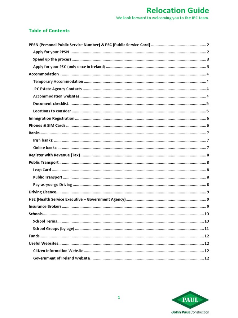 Relocation Guide: We Look Forward To Welcoming You To The JPC Team ...