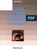 Calcul Des Tunnels - Methodes Conventionnels Cofinnement
