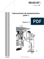 Instrucciones de Mantenimiento, Parte 1 WSM - 00-03-07 - 1 - Es