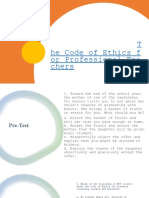 Code of Ethics for Professional Teachers