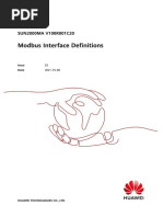 SUN2000MA V100R001C20 Modbus Interface Definitions