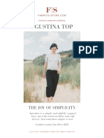 The Joy of Simplicity: Sew the Agustina Top