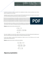 Producto de Matrices